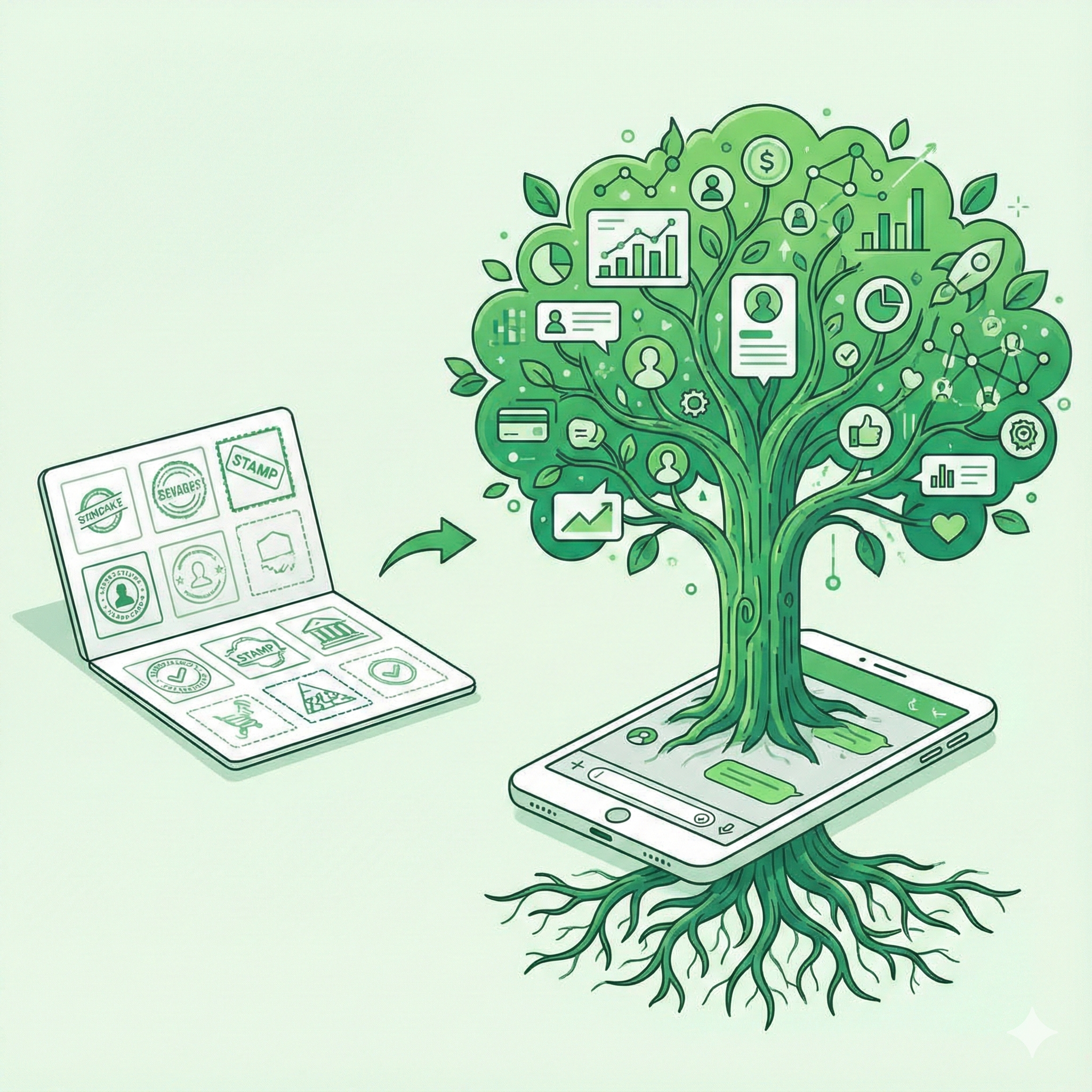 スタンプカード機能 イメージ